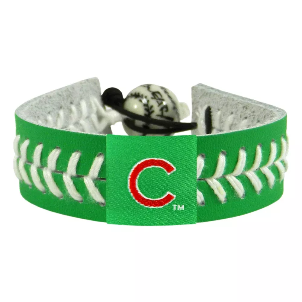 Chicago Cubs Bracelet Baseball St. Patrick's Day CO - Gamewear
