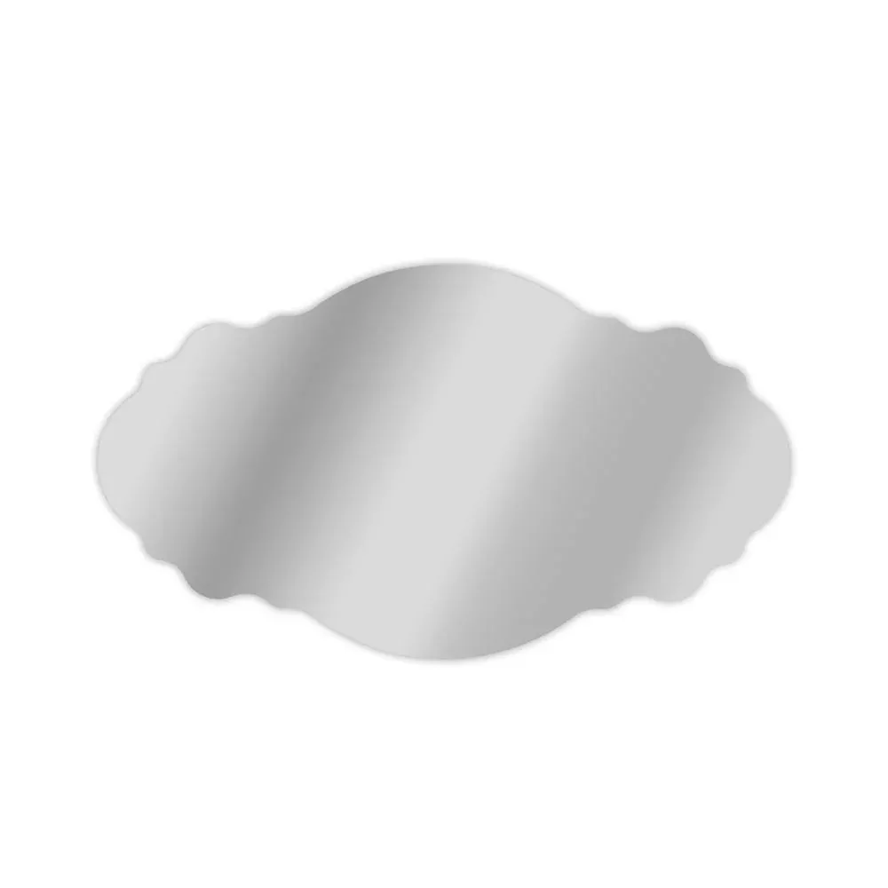 CHLOE's Reflection Horizontal Hanging Novelty Shaped Frameless Wall Mirror 24'' Width - CHLOE Lighting