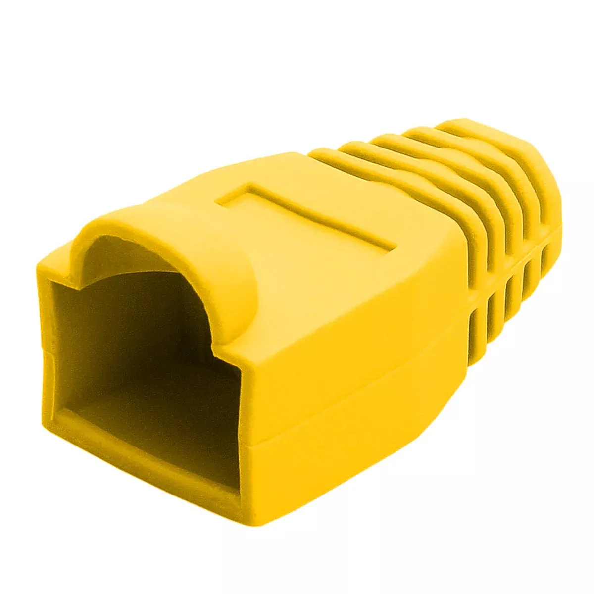 Cmple RJ-45 Color Coded Strain Relief Boots - Yellow (50pcs)