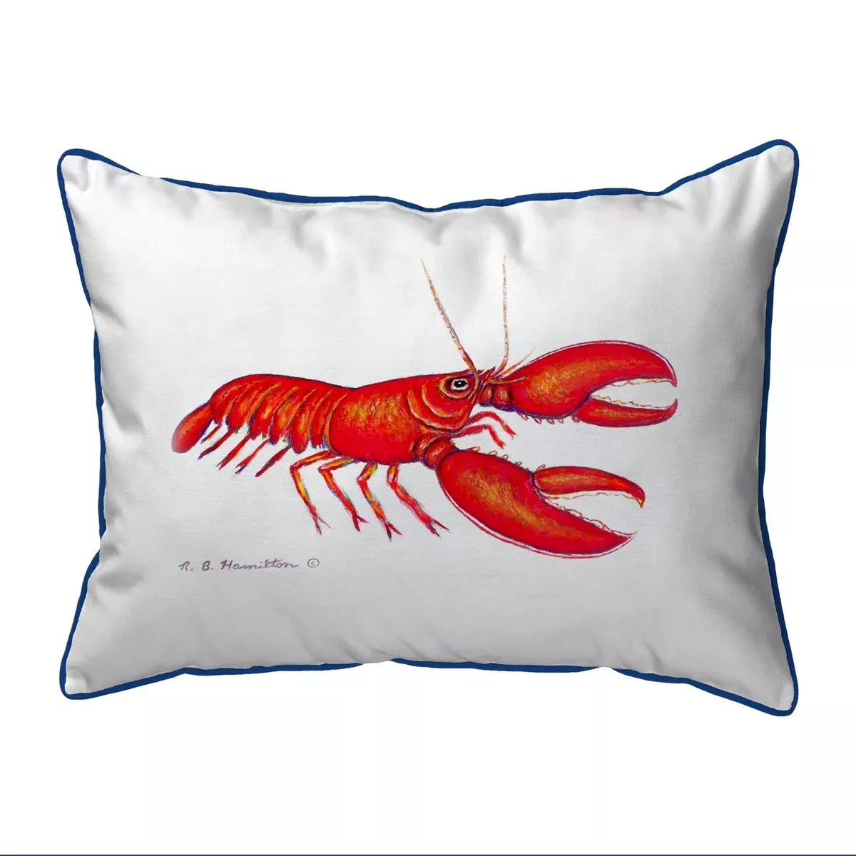 Coastal Lobster Indoor / Outdoor Pillow