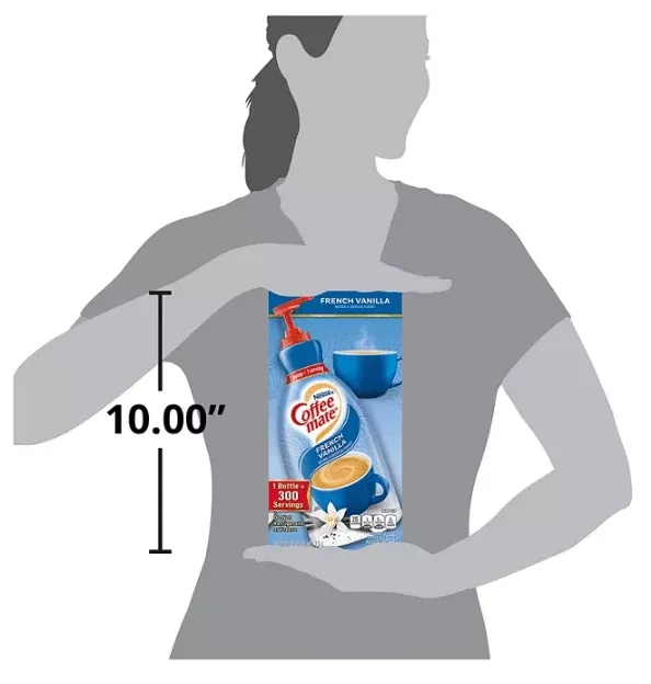 Coffee-mate - Nestle Coffee mate Liquid Creamer Pump;French Vanilla (1.5 L)