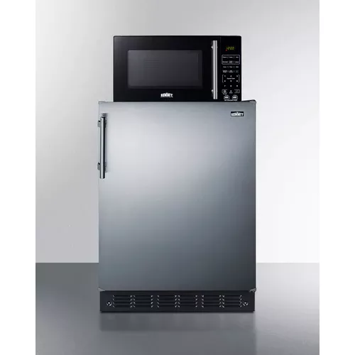 Combination Refrigerator And Microwave - MRF708BLSSA Summit