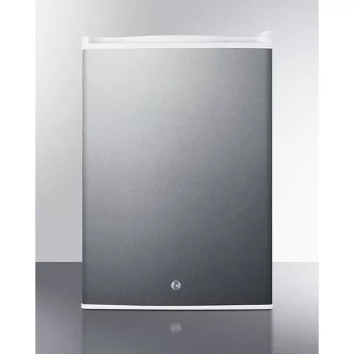 Commercial Style Built-In Capable Compact Refrigerator In White With Digital Thermostat - FF31L7BI Summit Commercial