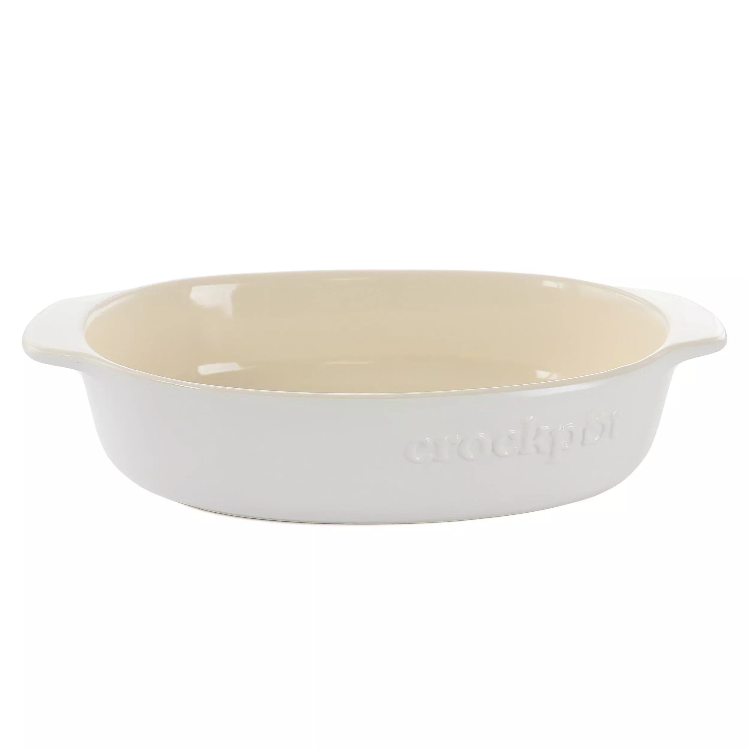 Crock-Pot Crock Pot Artisan 2.5 Quart Oval Stoneware Casserole in White