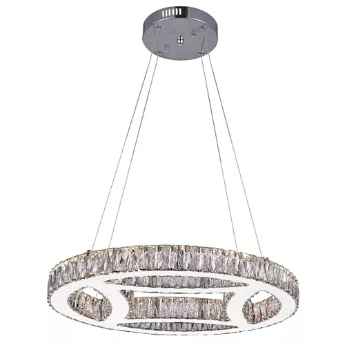 CWI Lighting Beyond LED Chandelier with Chrome Finish Fom
