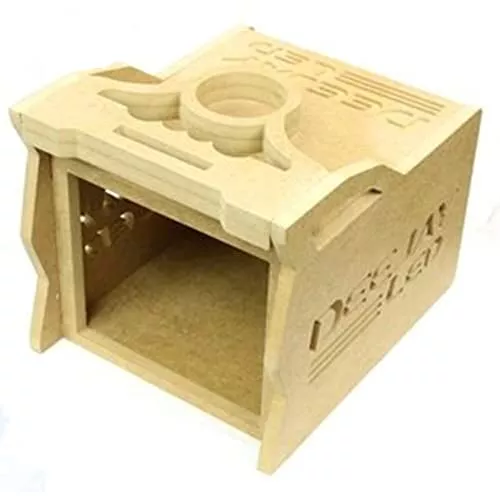 DEEJAY LED 1 DIN Space Plus 5 EQ Stylish Wooden Controller Case for Mobile Competitions - TBH1DIN5EQ