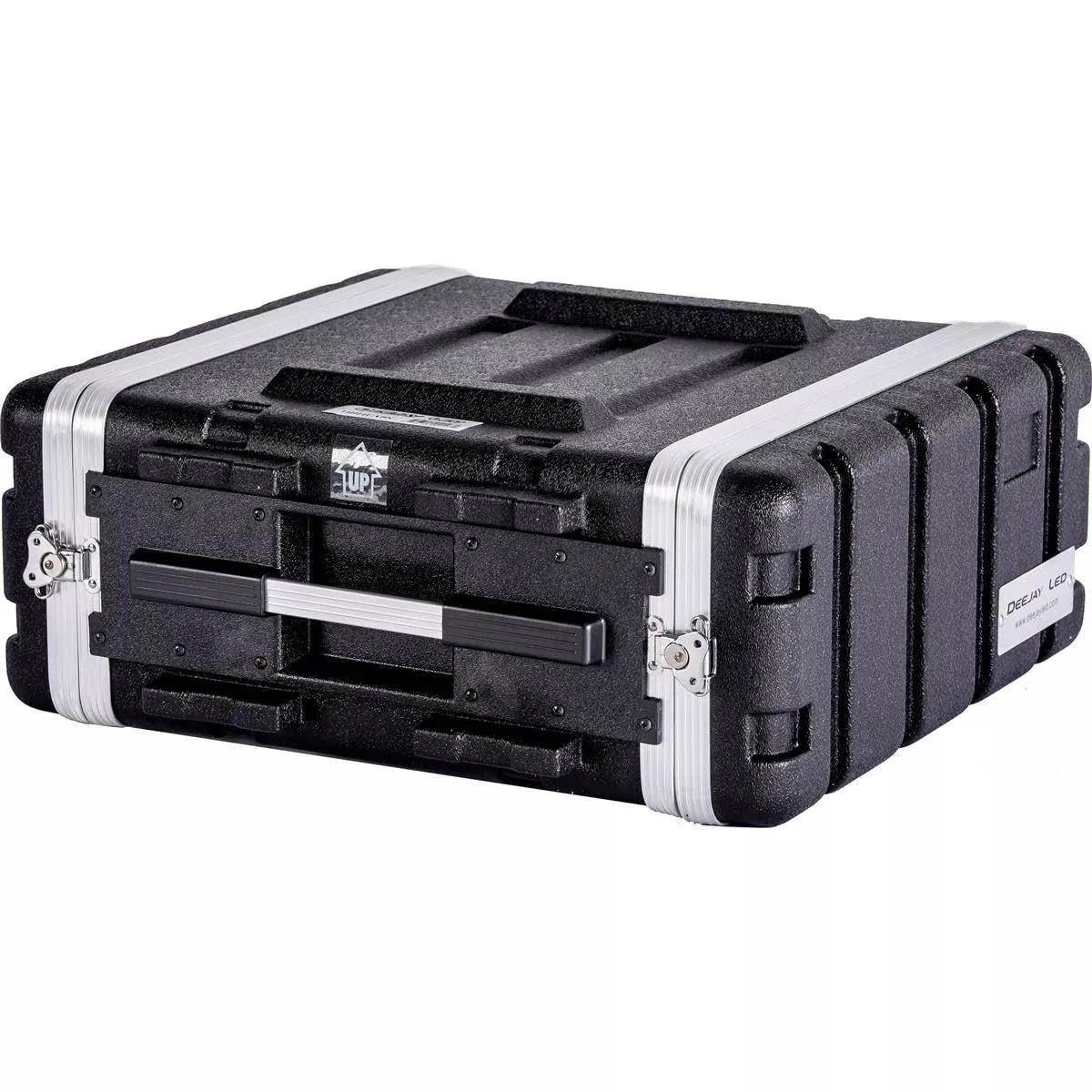 DEEJAY LED Fly Drive Case 4u Space ABS Molded for Tough Durable Interior and Exterior Case For 19-Inch Amplifier or Equalizer or DJ Effects Unit - TBH4UABS