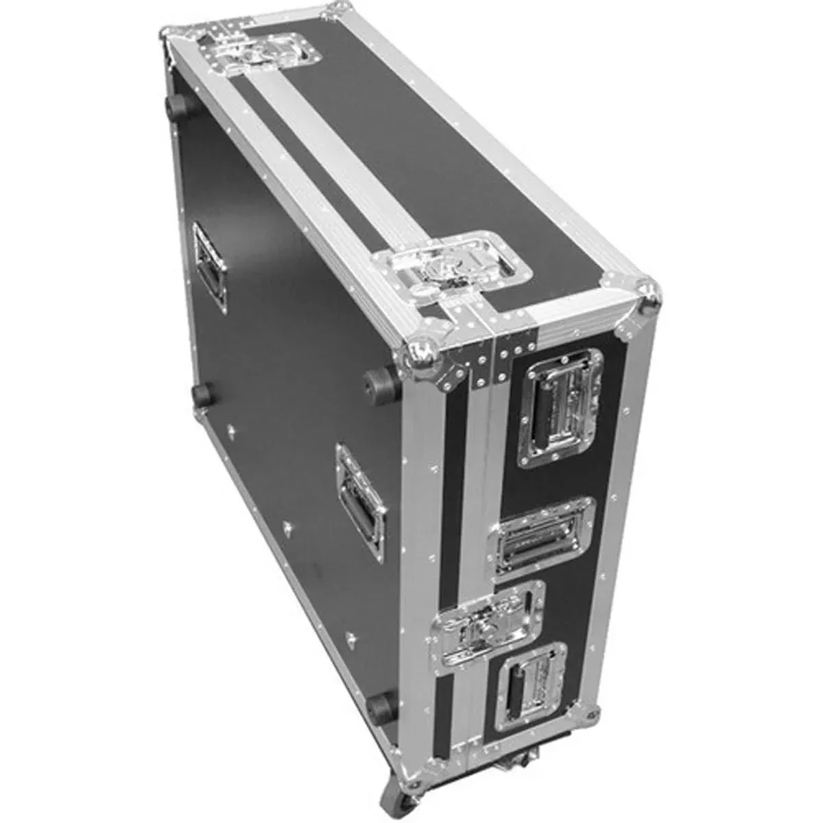 DEEJAY LED Fly Drive Case For Behringer X32 Digital Mixer w/Wheels BLACK Color - TBHX32DOGHOUSEW