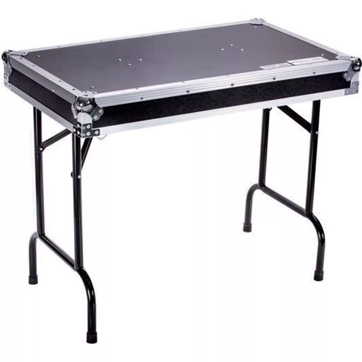 DEEJAY LED Fly Drive Case Universal Fold Out DJ Table 36-Width x 21-Depth x 30-Inches Height - TBHTABLE