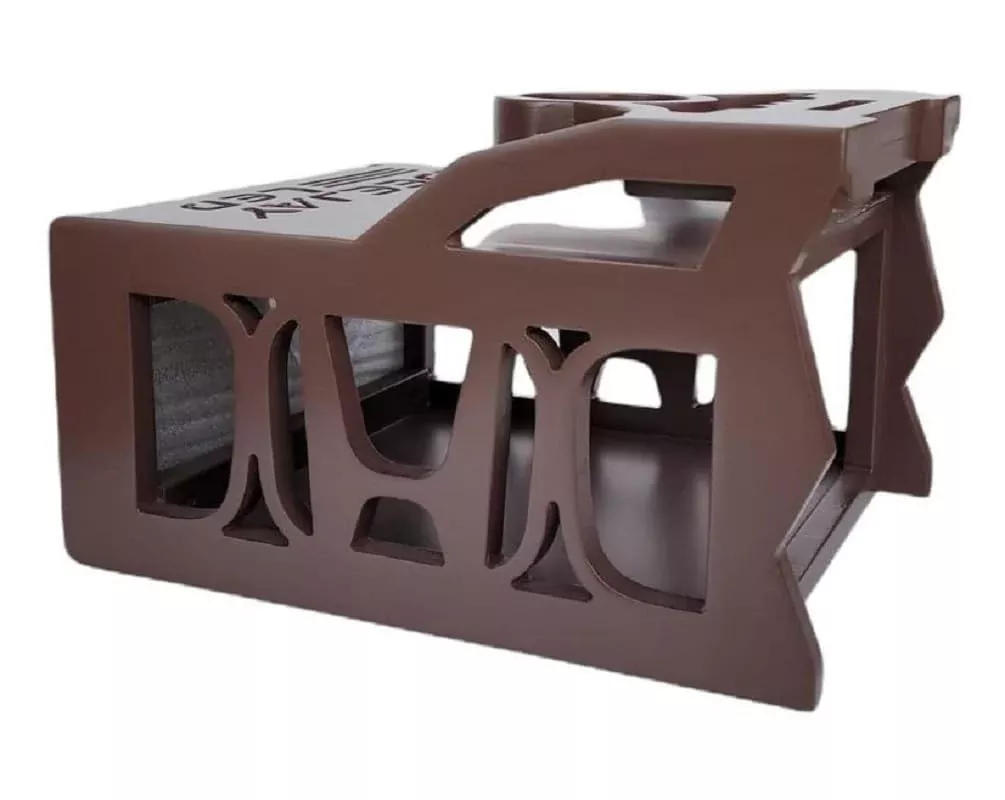 DEEJAY LED TBH1D3EQBNHONDA DJL One Din Two EQ Brown Paint Honda Stylish Wooden Controller Case for Mobile Competitions