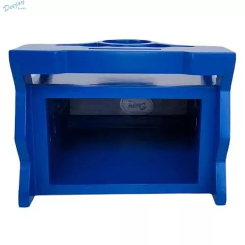 DEEJAY LED TBH1DIN2EQBLUE DEEJAYLED 1 DIN + EQ Blue Wooden CASE