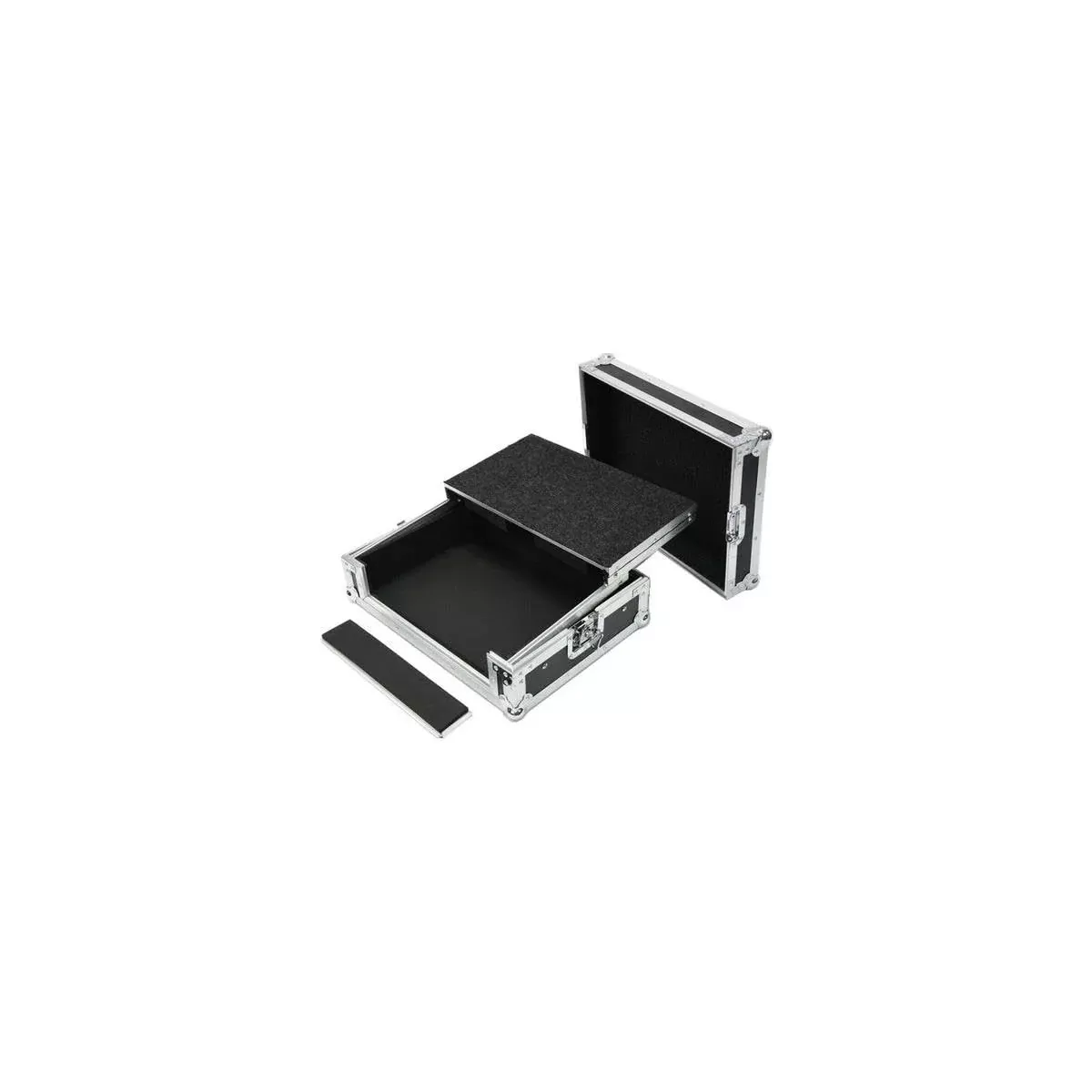 Deejay LED Transport Case for One Mixer, CD Player with Laptop Shelf
