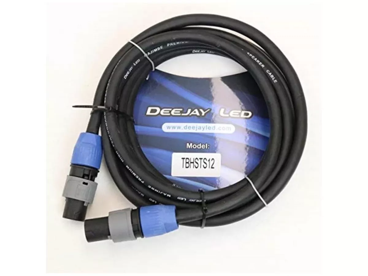 DEEJAYLED 12Foot Speakon to Speakon CA