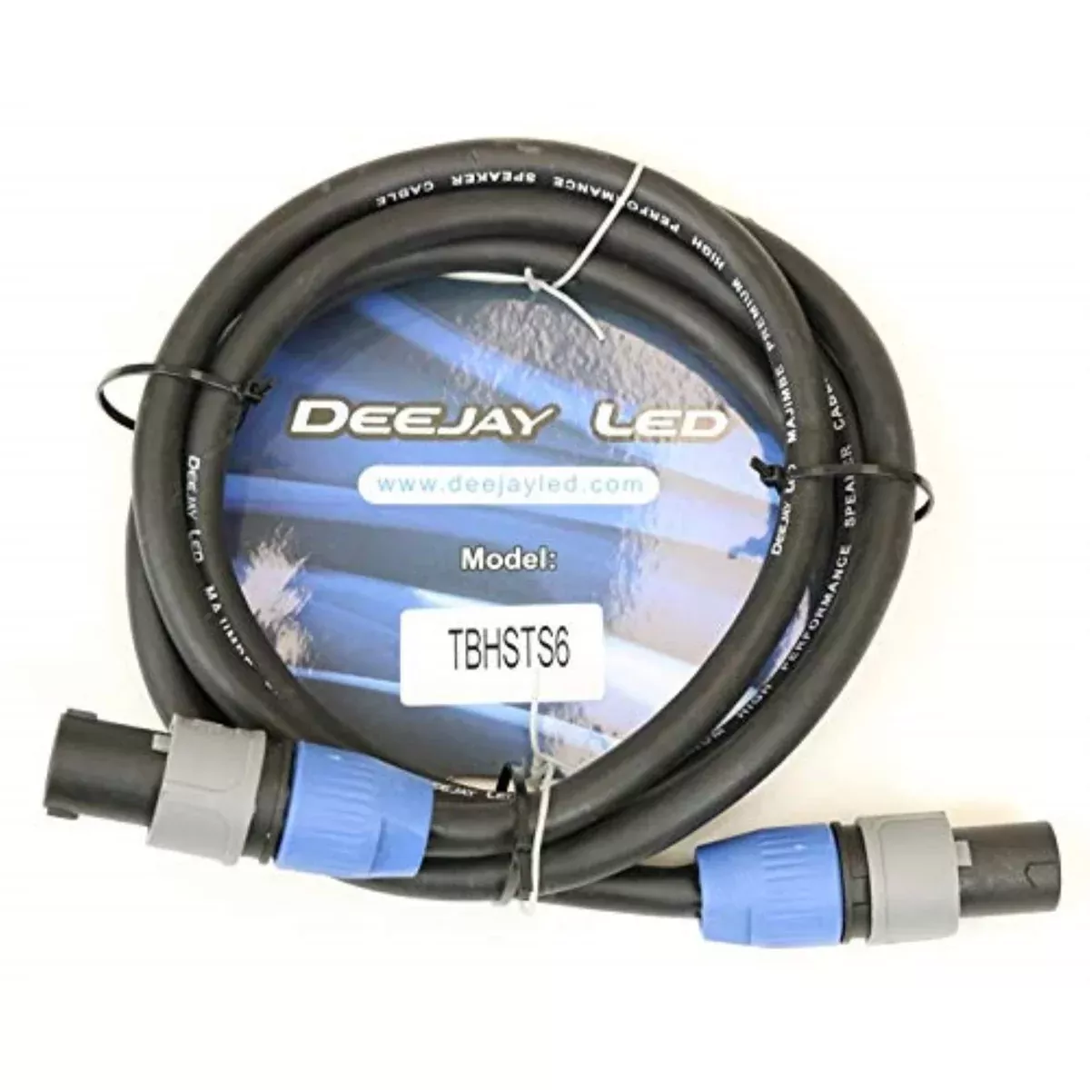 DEEJAYLED 6' Speakon to Speakon Cable