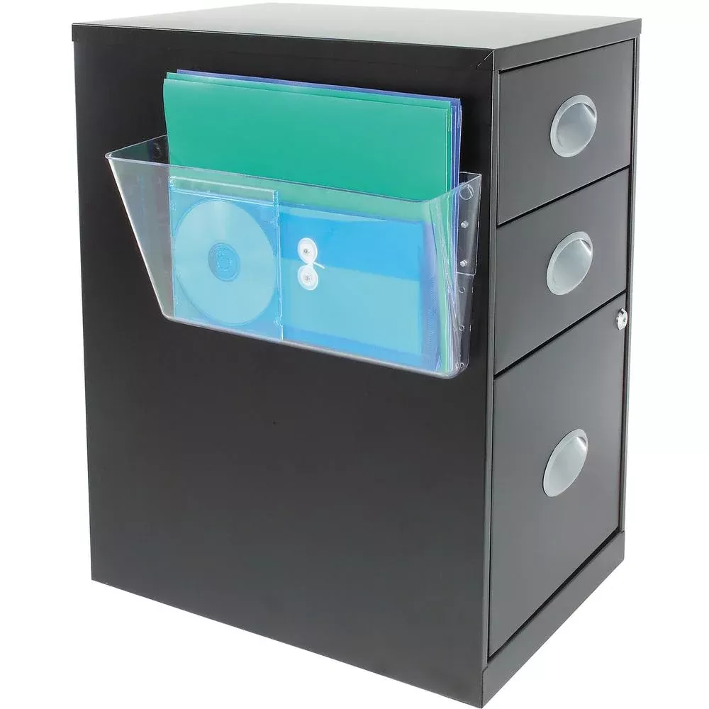 Deflecto Magnetic DocuPocket - 1 Compartment(s) - 7'' Height x 13'' Width x 4'' Depth - Clear - Plastic - 1 Each - deflecto