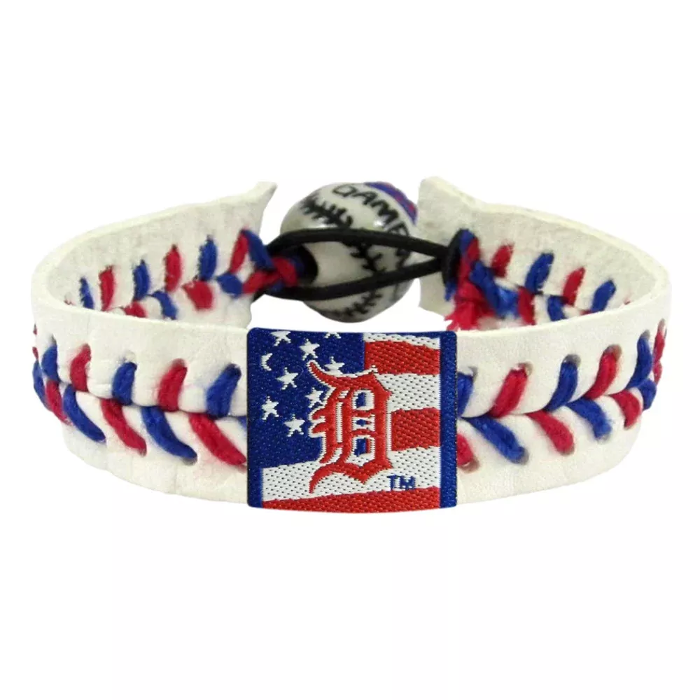 Detroit Tigers Bracelet Baseball Stars and Stripes CO - Gamewear