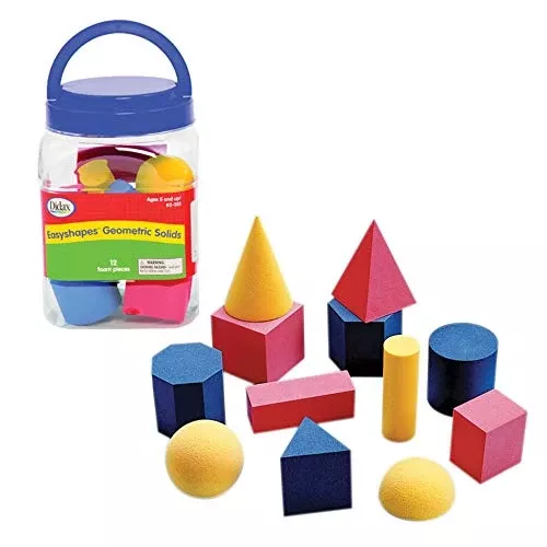 Didax DD-2501 Easyshapes 3D Geometric Shapes
