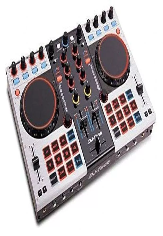 DJTECH DRAGONTWO Professional 4-Channel Digital DJ Controller and Mixer