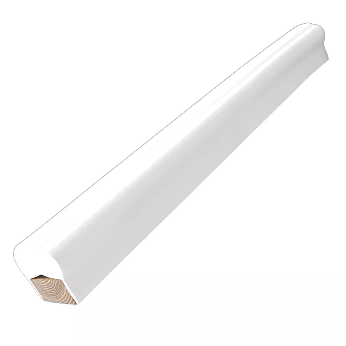 Dock Edge + 1022-F Piling/Post Bumper, 6', White, PVC, 2x4 Mount,
