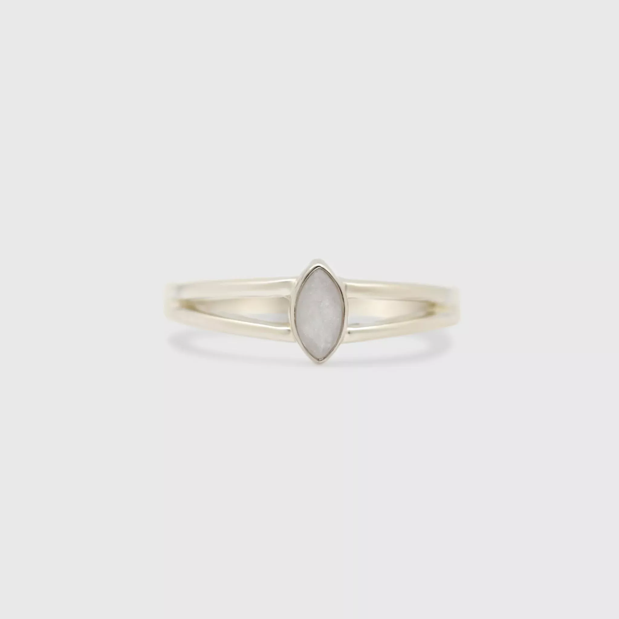 Double Band Marquise Ring