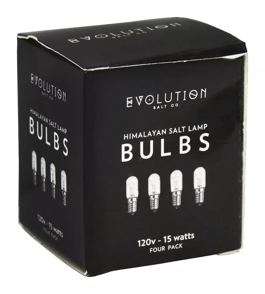 E.S. Clear Bulb 15 Watt- Case Of1 X 4 Pack- Evolution Salt Co