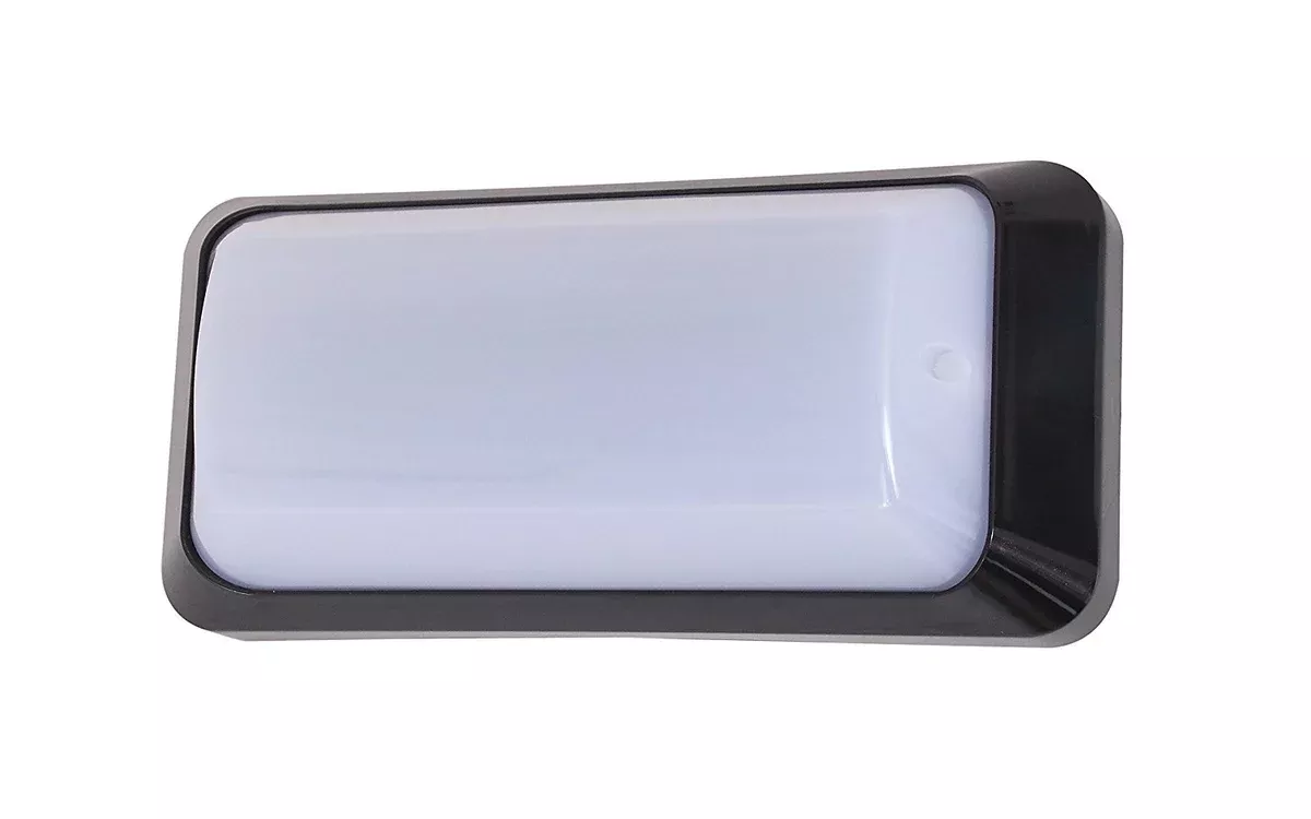 eSenlite Smart Motion Sensor Light, Outdoor or Indoor Ceiling/Wall Mounted AC Powered LED Lights with Waterproof IP65 and Dusk to Dawn Function (Black)