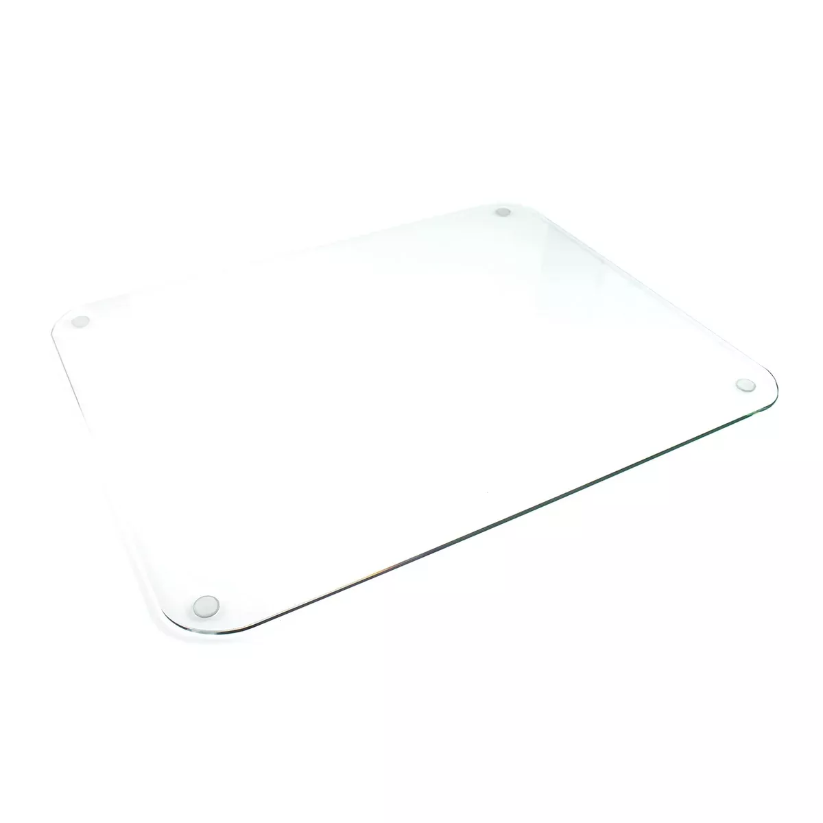 Floortex Pack of 2 Polycarbonate Rectangular Desk Pads- 19" x 24"
