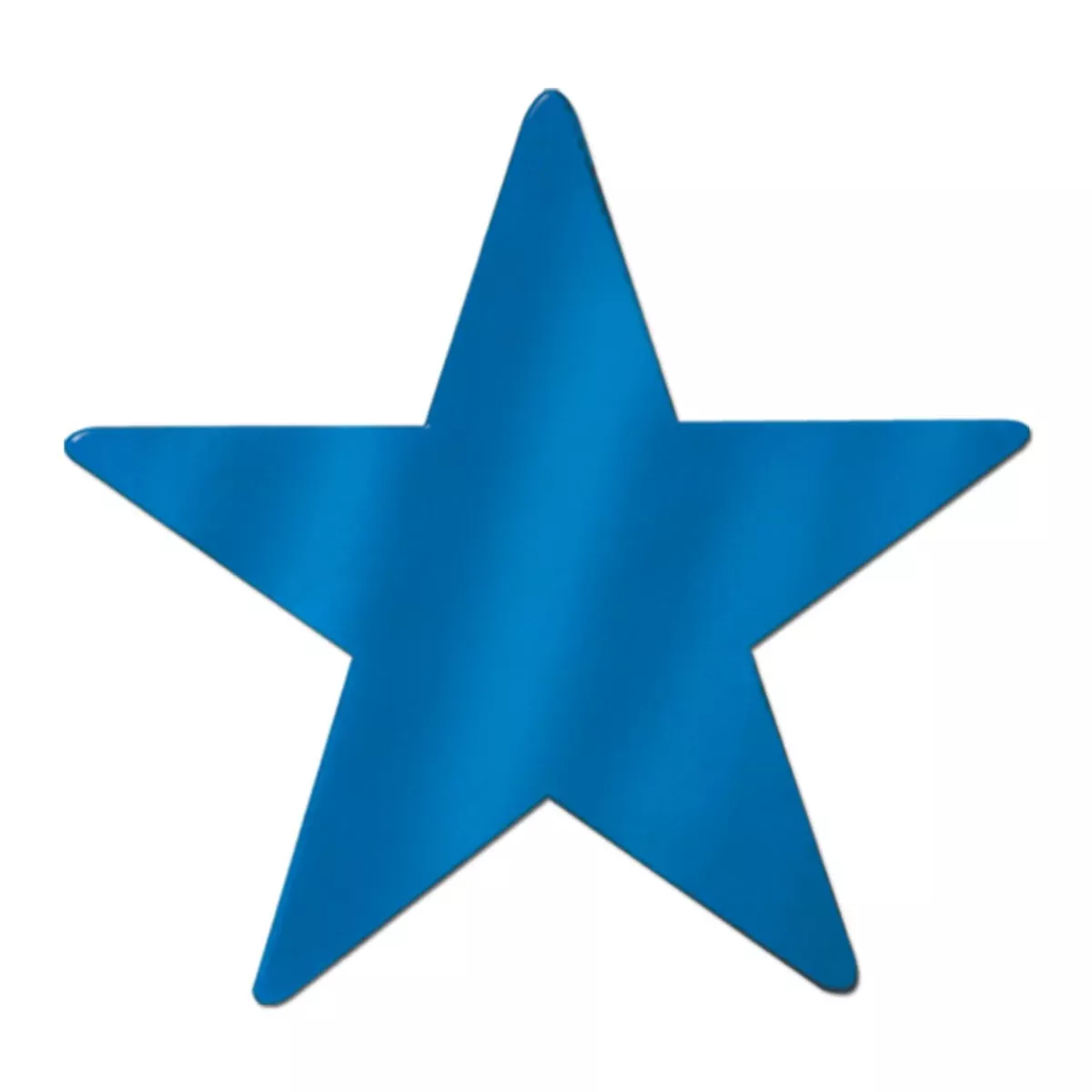 Foil Star Cutout (blue) Party Accessory(1 count)