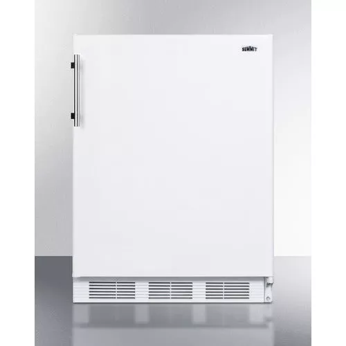 Freestanding Counter Height Refrigerator/FreezerCycle Defrost With Deluxe Interior And Black Finish - CT663BK Summit