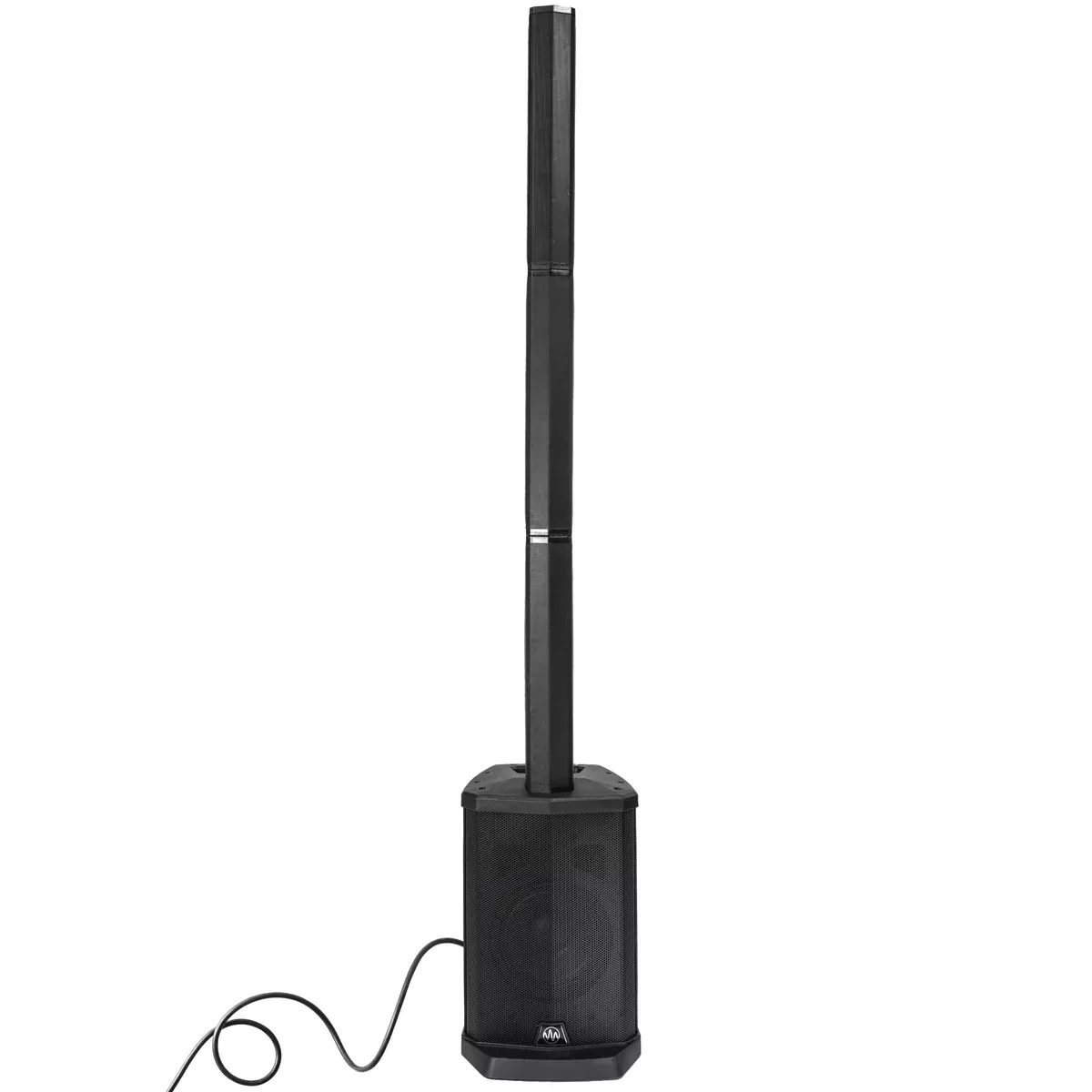 Gemini Powered Line Array PA System with Subwoofer - Column Array Speakers 1200W, Built-in Mixer, Bluetooth Streaming, Adjustable Height Tower Speakers for DJ, Karaoke, Live Performance (WPX-2000)