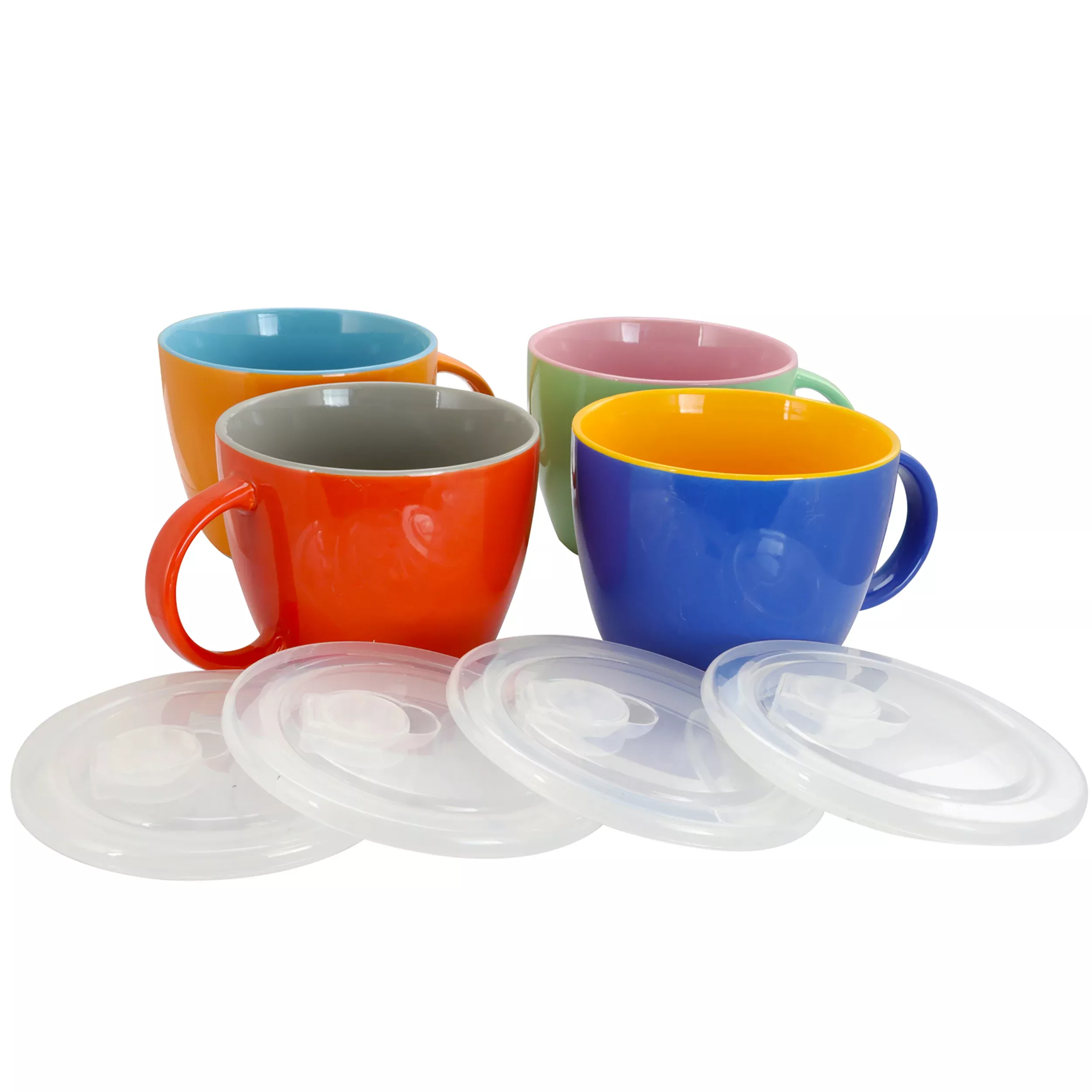 Gibson HomeOn The Go 25 oz Soup Mug Set, Set of 4