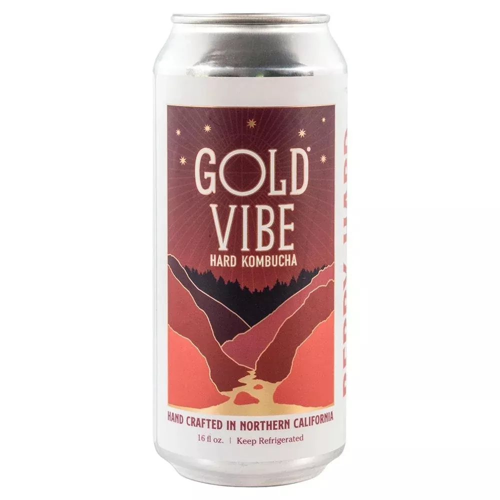 Gold Vibe - 'Berry Hard' Hard Kombucha (12OZ)