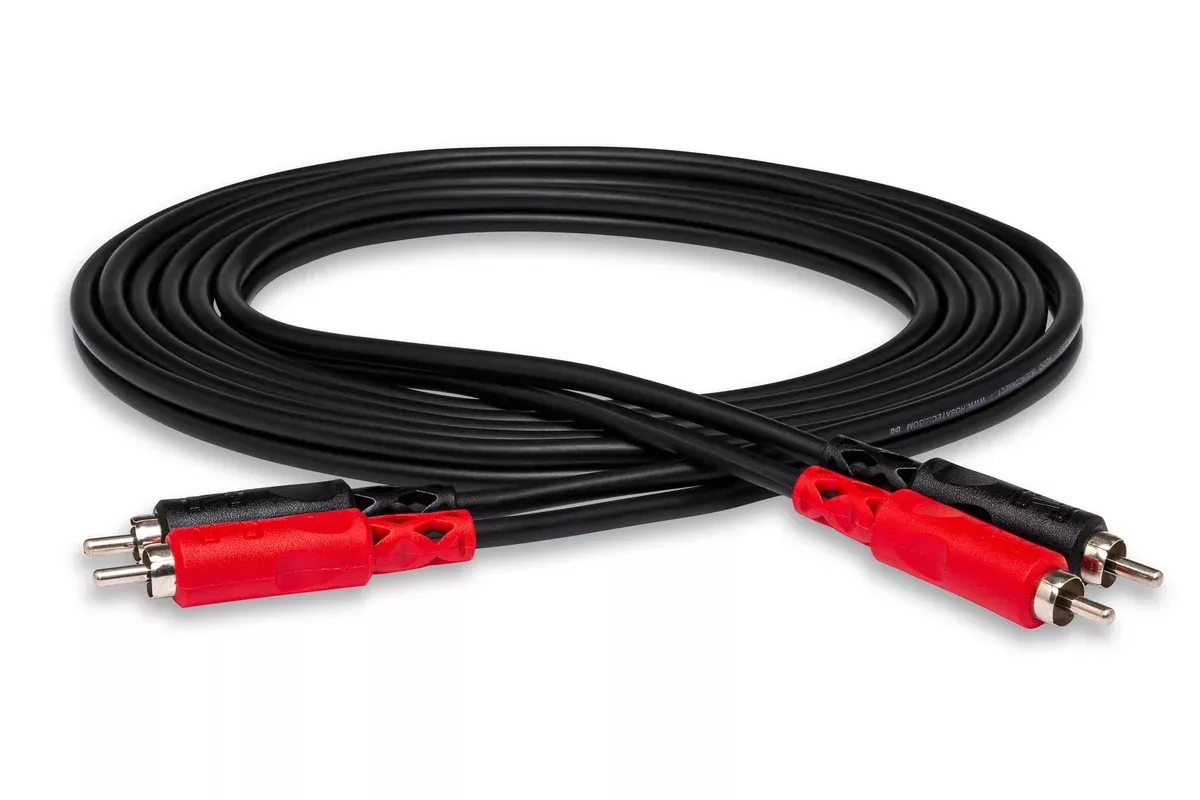 Hosa CRA-202 Dual RCA to Same Stereo Interconnect Cable, 6.5 Feet