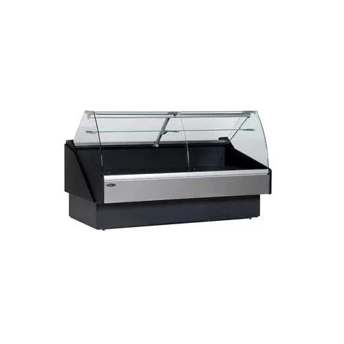 Hydra-Kool KFM-CG-50-S 52-1/8" Curved Glass Refrigerated Fresh Meats and Deli Service Case, Multiplexible