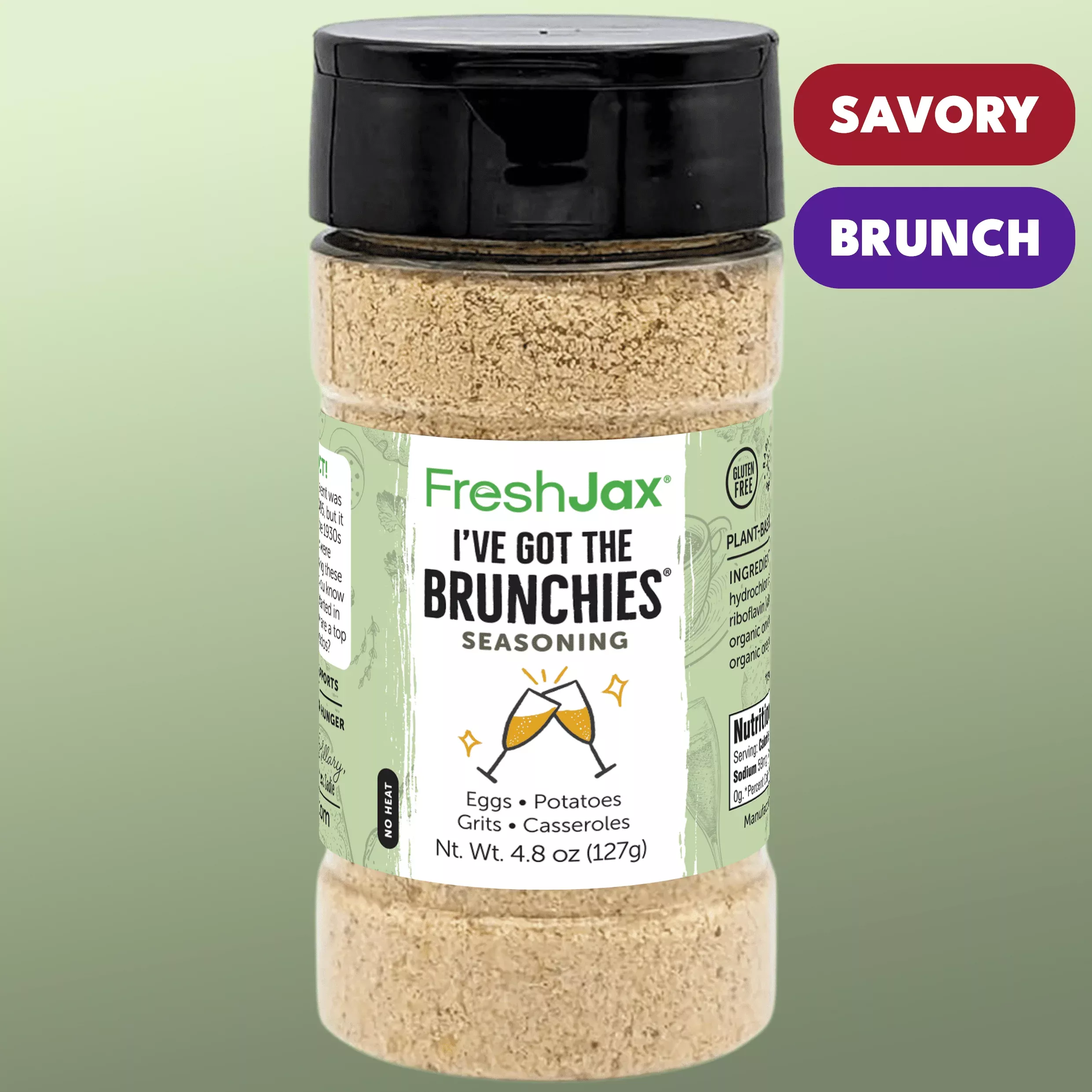 I’ve Got The Brunchies Organic Potato & Breakfast Seasoning – Low Sodium Flavor Boost