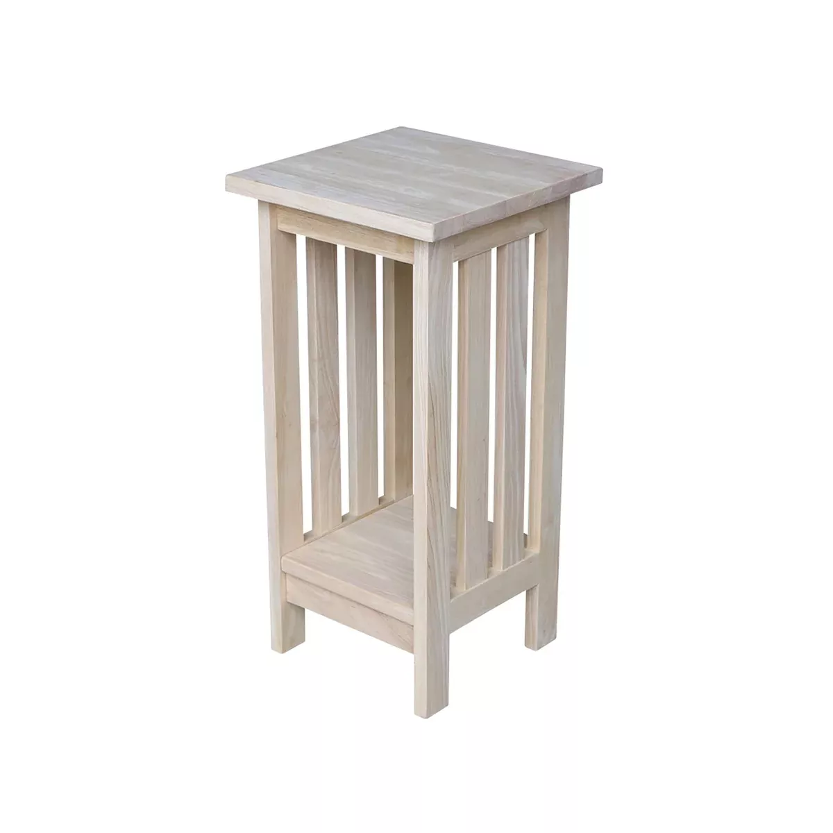 IC International Concepts Solid Wood Mission Plant Stand - 24"