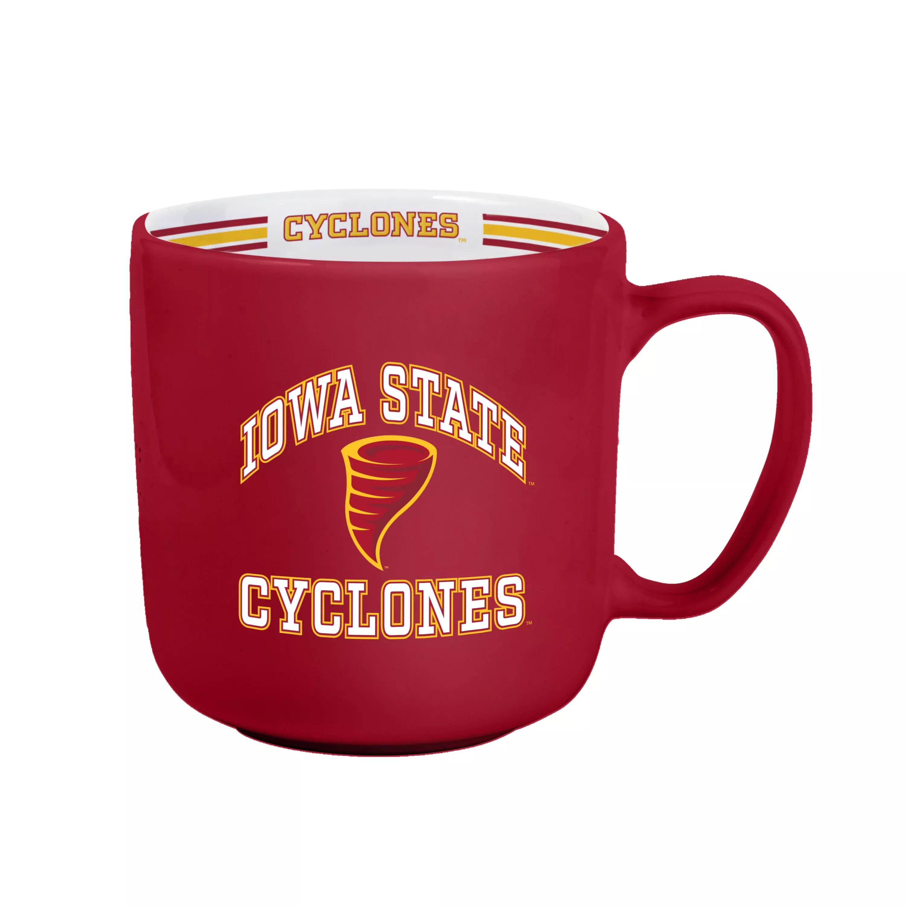 Iowa State Cyclones Coffee Mug 15oz Stripe Design - Logo Brands