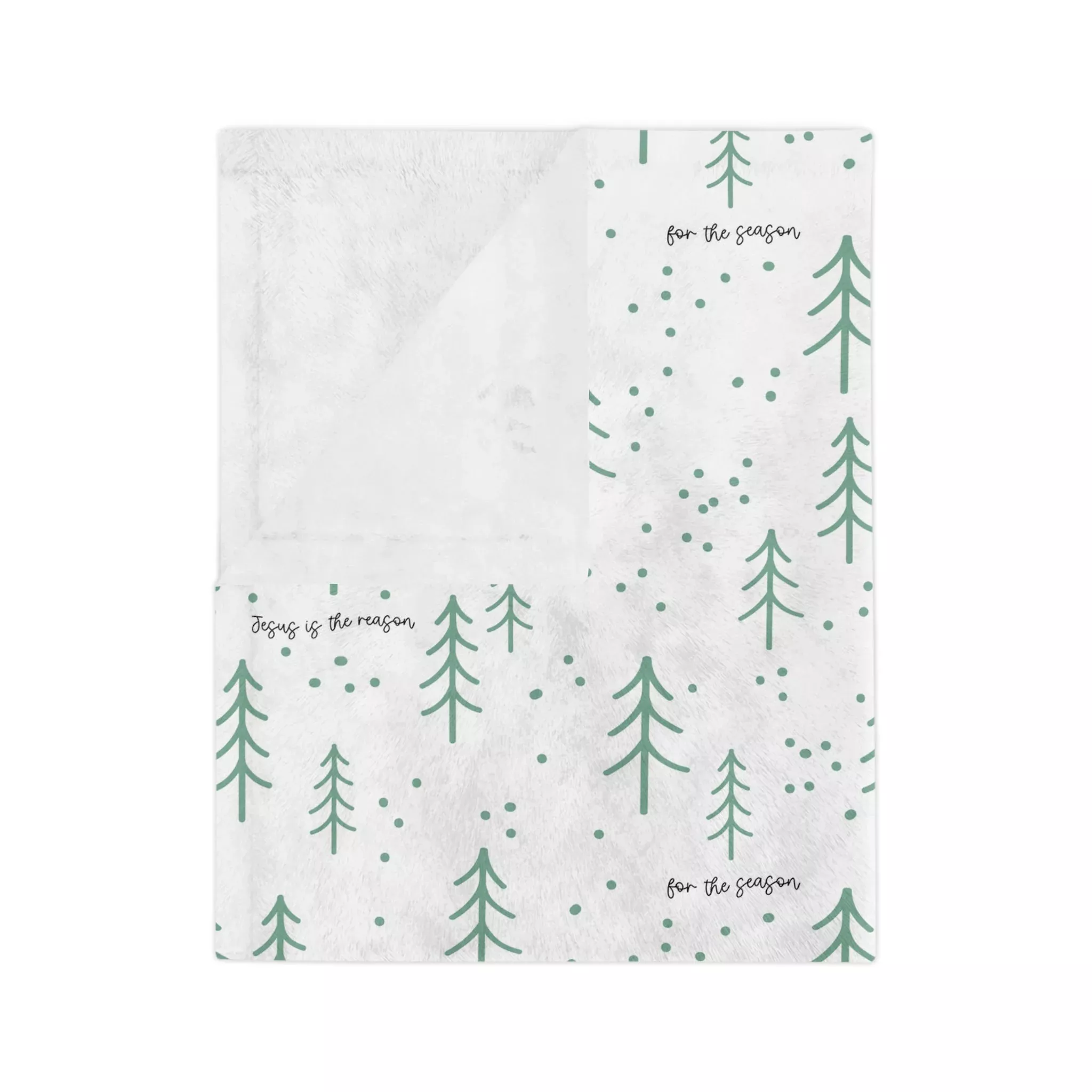 Jesus is the Reason for the Season Minky Blanket