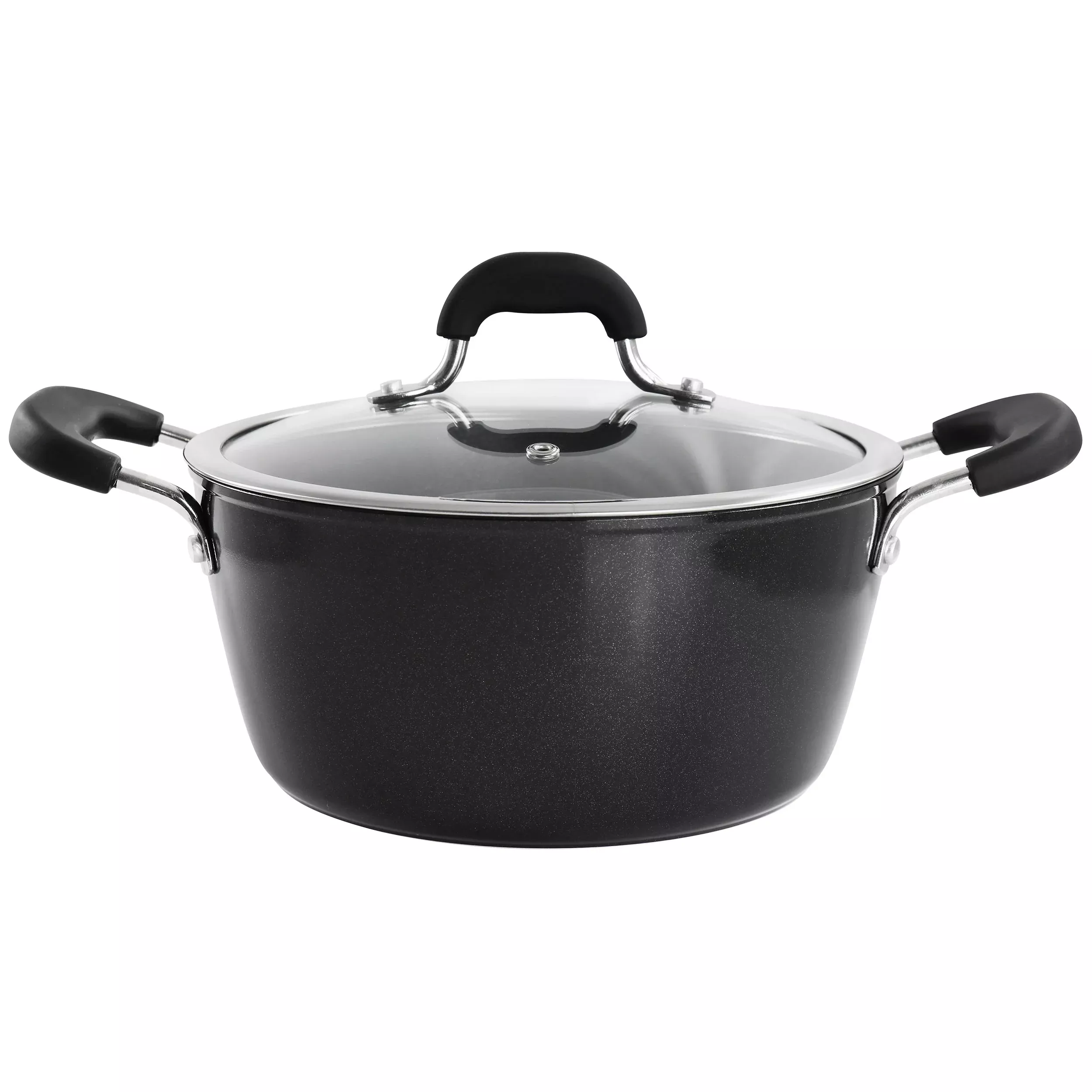 KenmoreArlington 4.5 Quart Dutch Oven with Lid in Black
