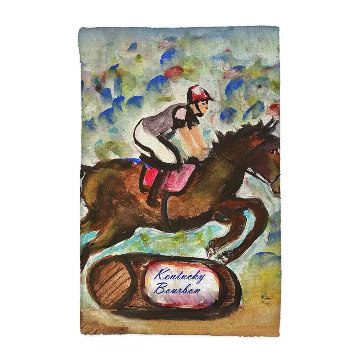 Kentucky Bourbon Horse Kitchen Towel - 16x25