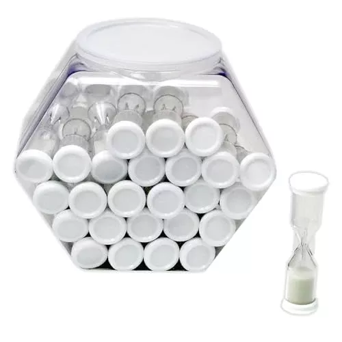 Koplow Games 1 Minute Sand Timer Class Pack , White