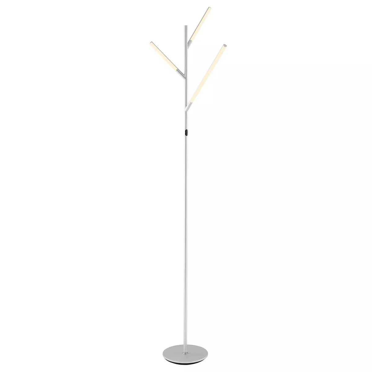 Lite Source Lorant 74 1/2" Silver Metal Modern LED Tree Floor Lamp