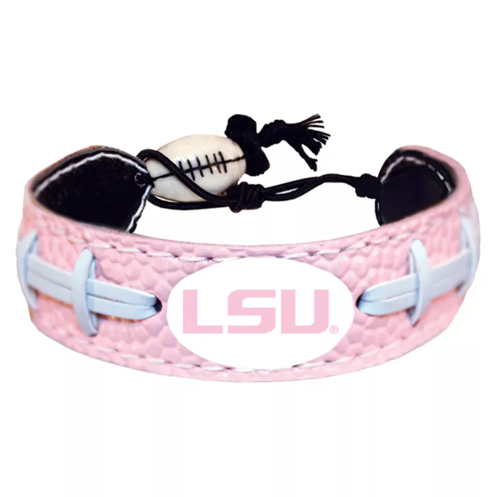 LSU Tigers Bracelet Classic Baseball Pink CO - Gamewear