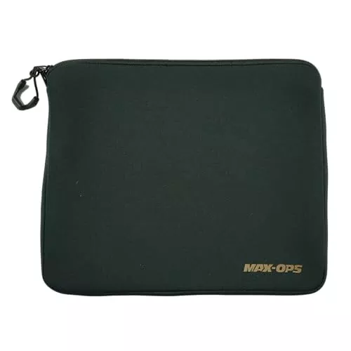 MAX-OPS MAXOP20 Neoprene Handgun Pouch, Black, 9" X 11"