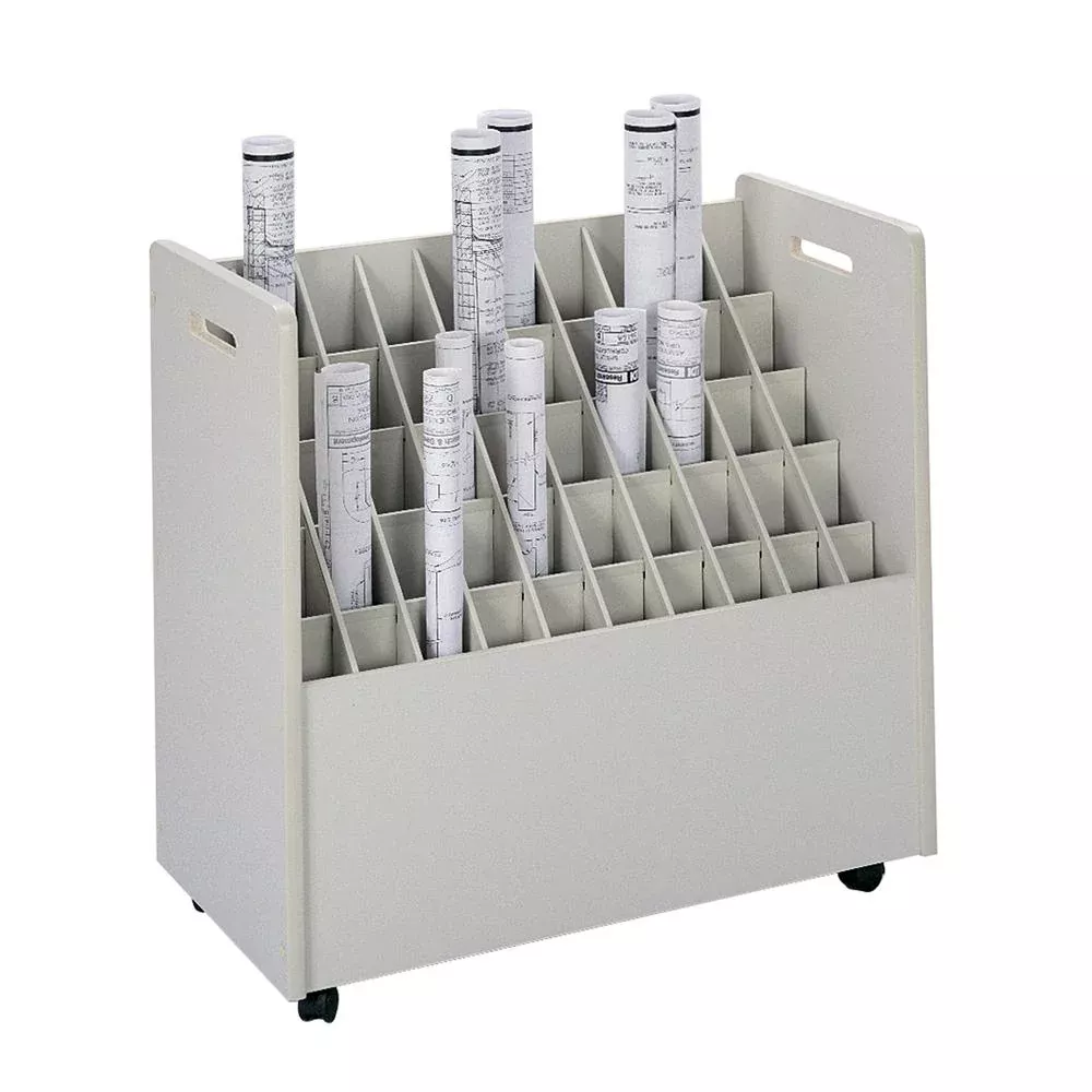 Mobile Roll File 50 Slots - Safco Products