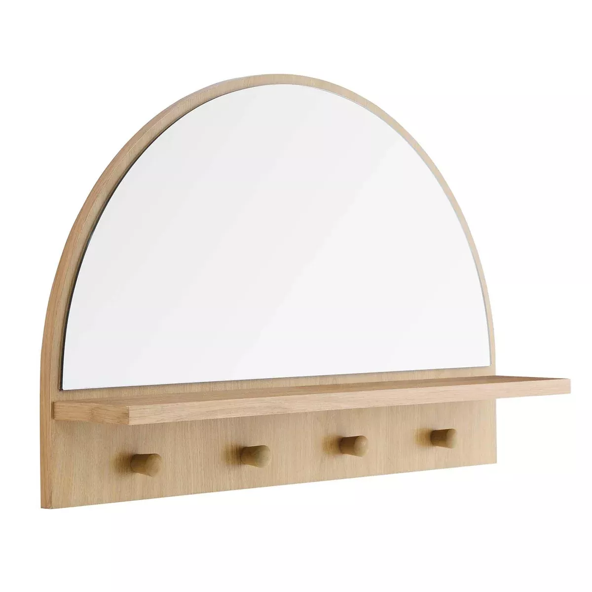 Modway EEI-6350-OAK Moonbeam Arched Mirror, Oak