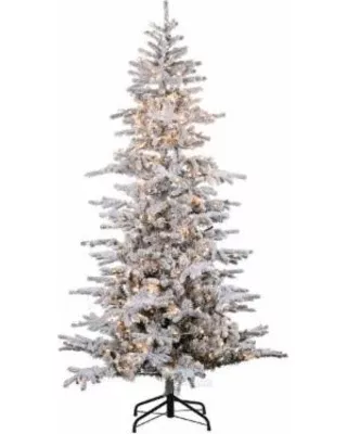 National Tree 251257 2.5 ft. Feel Real Snowy Cambridge Fir Artificial Tree