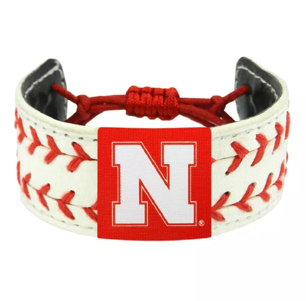 Nebraska Cornhuskers Bracelet Classic Two Seamer CO - Gamewear