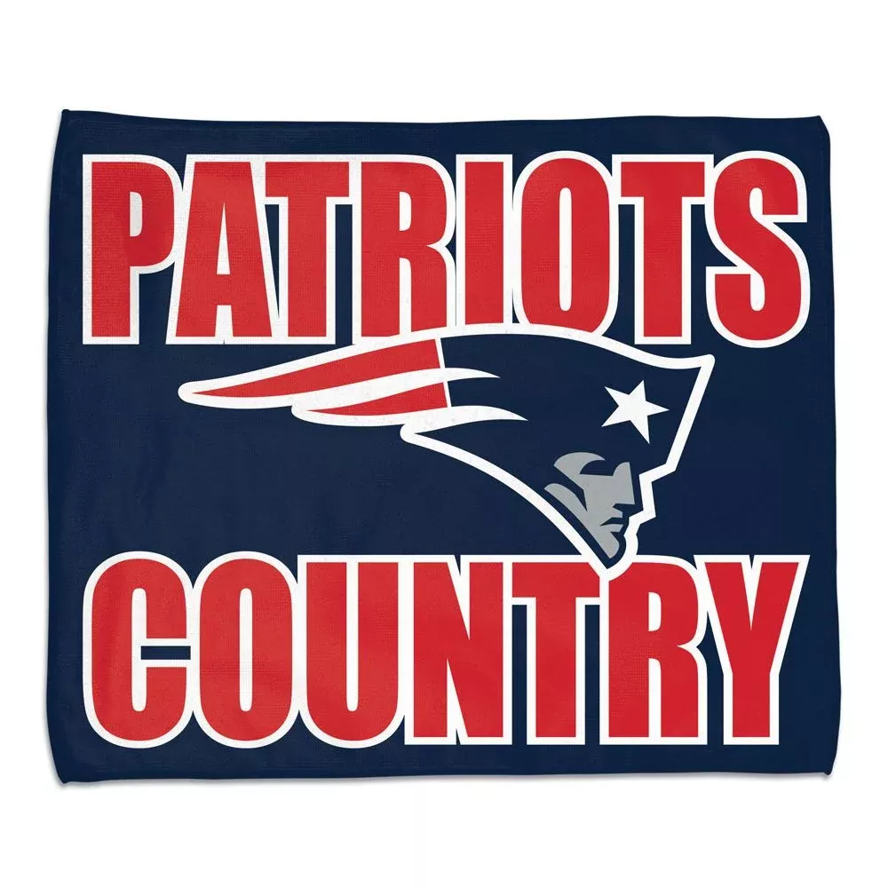 New England Patriots Towel 15x18 Rally Style Full Color - WinCraft