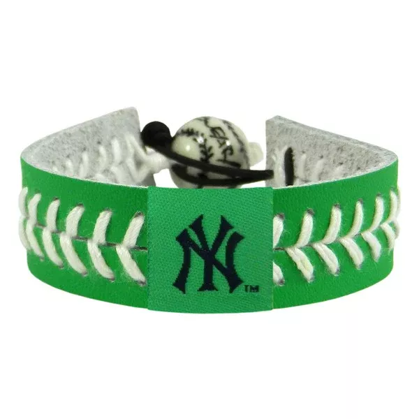 New York Yankees Bracelet Baseball St. Patrick's Day CO - Gamewear